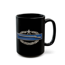Load image into Gallery viewer, Black Mug (15oz) - Army - Combat Infantryman Badge - No Txt - 2nd Award - 3D X 300
