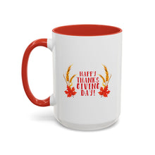 Load image into Gallery viewer, Accent Coffee Mug - Happy Thanksgiving Day