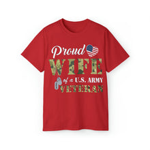 Load image into Gallery viewer, Unisex Ultra Cotton Tee - Proud Wife Of A Us Army Veteran - Ralph X 300