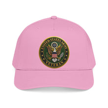 Load image into Gallery viewer, Mid Profile Baseball Cap - Army - US Army Veteran - 3D - Enhanced