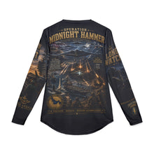 Load image into Gallery viewer, Iran Conflict Long Sleeve Shirt – Patriotic Military Tribute All-Over Print
