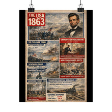 Load image into Gallery viewer, Matte Poster - THE USA - 1863