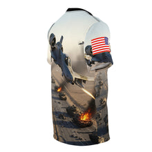 Load image into Gallery viewer, Unisex Tee - A-10 Attack Gulf War - Highway of Death All Over Print Design