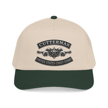 Load image into Gallery viewer, Mid Profile Baseball Cap - USCG - Cutterman - Enlisted w txt - 3D - Enhanced