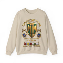 Load image into Gallery viewer, Crewneck Sweatshirt - Army - 18th MP Brigade - V Corps- COLD SVC - 3d Enhanced X 300