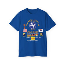 Load image into Gallery viewer, Unisex Tee, Military T-Shirt, Military Veteran Gift, Patriotic Shirt, Army Apparel - USAF - 21st Tactical Air Support Squadron - 9th Infantry Division - ROK w VN SVC - V3 - Group X 300