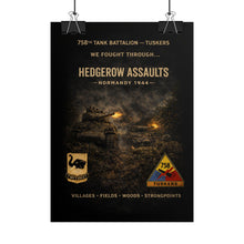 Load image into Gallery viewer, Posters - Hedgerow assault in Normandy, 1944 - Shirt - Back