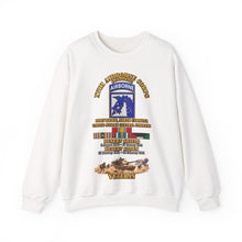 Load image into Gallery viewer, Crewneck Sweatshirt - XVIII Airborne Corps Desert Storm Ribbons - with Scene - 3D - Transparent