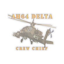 Load image into Gallery viewer, Kiss-Cut Stickers - AH-64 Oblique - AH-64 DElTA - Crew Chief - Lundy X 300