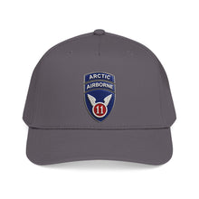 Load image into Gallery viewer, Mid Profile Baseball Cap - 11th Airborne Division w Arctic Tab wo txt - 3D - Enhanced