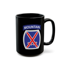 Load image into Gallery viewer, Black Mug (15oz) - SSI - 10th Mountain Division X 300