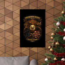 Load image into Gallery viewer, Matte Poster - 24th Infantry Division - Desert Storm