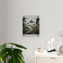 Load image into Gallery viewer, Acrylic Wall Art Panel - Vietnam Village Helicopter Assault