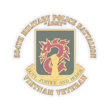 Load image into Gallery viewer, Kiss-Cut Stickers - DUI - 504th Military Police Battalion wo SVC Ribbon X 300