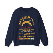 Load image into Gallery viewer, Crewneck Sweatshirt - Army - 4th Military Police Co, - Iron Guardians - 4th Infantry Div - Vietnam Veteran w VN Service X 300