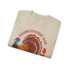 Load image into Gallery viewer, Unisex Ultra Cotton Tee - Thanksgiving - Happy Turkey Day