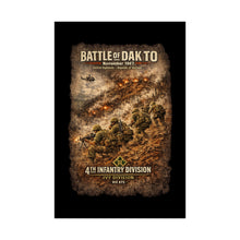 Load image into Gallery viewer, Matte Poster - 4th Infantry Division - Battle of Dak To - 1967