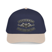 Load image into Gallery viewer, Mid Profile Baseball Cap - USCG - Cutterman - Enlisted w txt - 3D - Enhanced