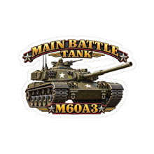 Load image into Gallery viewer, Kiss-Cut Stickers - Main Battle Tank - M60A3 - 3D - Enhanced