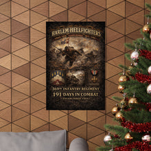 Load image into Gallery viewer, Matte Poster - 369th Infantry Regiment - Assault across No Man's Land - WWI