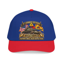 Load image into Gallery viewer, Mid Profile Baseball Cap - 4th Armored Division - PATTON'S M60A1 Main Battle Tank - Breakthrough Division