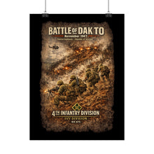 Load image into Gallery viewer, Rolled Posters - 4th Infantry Division - Battle of Dak To - 1967