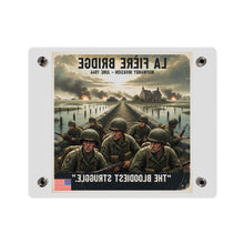 Load image into Gallery viewer, Acrylic Wall Art Panel - 82nd Airborne at the La Fière Bridge