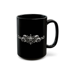 Load image into Gallery viewer, Black Mug (15oz) - USCG - Cutterman - Enlisted wo txt - 3D - Enhanced