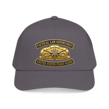 Load image into Gallery viewer, Mid Profile Baseball Cap - USCG - Tactical Law Enforcement w txt - 3D - Enhanced