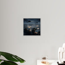 Load image into Gallery viewer, Acrylic Wall Art Panel - Night Air Assault by Army Rangers
