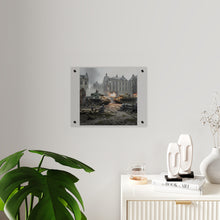 Load image into Gallery viewer, Acrylic Wall Art Panel - US Tank Destroyer - M10 Wolverine Battles a German Panzer Tank