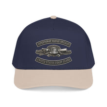 Load image into Gallery viewer, Mid Profile Baseball Cap - USCG - Expeditionary Warfare Specialist w txt - 3D - Enhanced