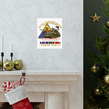 Load image into Gallery viewer, Premium Matte vertical posters - Army - 761st Tank Battalion - Black Panthers - w Tank w SSI Wwii EU SVC