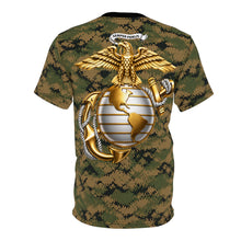 Load image into Gallery viewer, AOP - USMC Camouflage Pattern w Eagle Globe Anchor