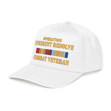 Load image into Gallery viewer, Mid Profile Baseball Cap - Opn Inherent Resolve (OIR) SVC Bar - Combat Veteran - DTF