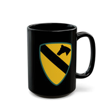 Load image into Gallery viewer, Black Mug (15oz) - SSI - 1st Cavalry Division X 300