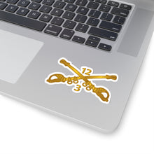Load image into Gallery viewer, Kiss-Cut Stickers - Army - 3rd Squadron - 12th Cavalry Branch wo Txt