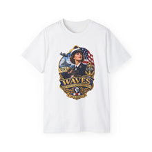 Load image into Gallery viewer, Unisex Ultra Cotton Tee - WAVES - Women Accepted for Volunteer Emergency Service WWII - 3D - Enhanced