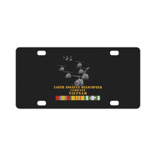 Load image into Gallery viewer, Army - 240th Assault Helicopter Co w VN SVC Classic License Plate
