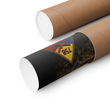 Load image into Gallery viewer, Matte Poster - Hedgerow assault in Normandy, 1944 - Shirt - Back