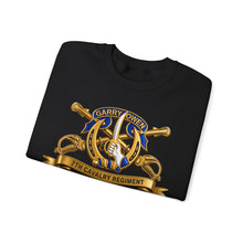 Load image into Gallery viewer, Crewneck Sweatshirt - Army - 7th Cavalry Regiment w Br - Ribbon - 3D - Enhanced