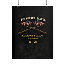 Load image into Gallery viewer, Posters - Honoring the 5th USCT, 1864 - Left