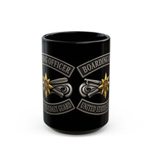 Load image into Gallery viewer, Black Mug (15oz) - USCG - Boarding Officer w txt - 3D - Enhanced