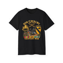 Load image into Gallery viewer, Unisex Ultra Cotton Tee - Army - 8th Cavalry (Air Cav) - 1st Cav Division w VN SVC - 3D - Enhanced
