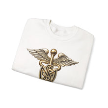 Load image into Gallery viewer, Crewneck Sweatshirt - Army Medical Service Corps (MS) Branch Insignia - 3D - Enhanced