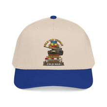 Load image into Gallery viewer, Mid Profile Baseball Cap - Army - Cold War Vet - 4th Bn 73rd Armor - 1st Inf Div - Panzer Kaserne Boblingen, FRG - M60A1 Tank w COLD SVC - 3D Enhanced X 300