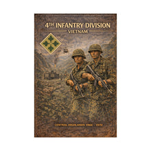 Load image into Gallery viewer, Matte Poster - 4th Infantry Division in Vietnam 1966-1970