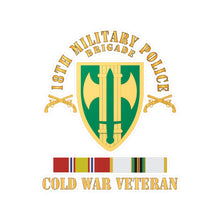 Load image into Gallery viewer, Kiss-Cut Vinyl Decals - Army - 18th MP Brigade - COLD SVC X 300