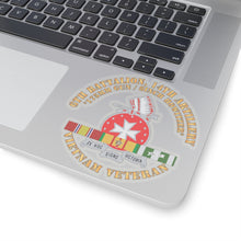 Load image into Gallery viewer, Kiss-Cut Stickers - 6th Battalion, 14th Artillery Regiment - DUI - VN SVC BAR - Top X 300