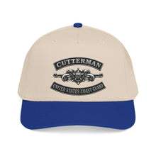 Load image into Gallery viewer, Mid Profile Baseball Cap - USCG - Cutterman - Enlisted w txt - 3D - Enhanced
